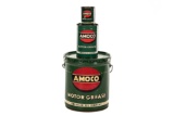Lot Of 3 Amoco Grease Cans