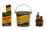Lot Of 6 Mobo Oil & Auto Polish Cans