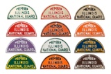 Lot Of 12 Moline National Guard Member Tags