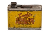 Early Lesh's Arkoline Motor Oil Can