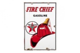 Texaco Fire Chief Porcelain Gas Pump Sign