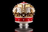 Red Crown Gasoline One Piece Gas Pump Globe