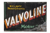 Early Valvoline Motor Oil Tin Sign
