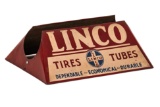 Rare Linco Tires & Tubes Tin Tire Stand