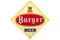 Burger Beer Tin Sign