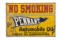 Early Pierce Pennant Motor Oil Tin Sign