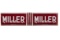 Miller Neon Sign With Bullnose
