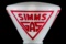 Rare Simms Gasoline One Piece Gas Pump Globe