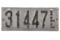 Early 1906-1909 Illinois License Plate