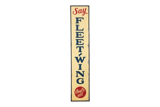 Fleet-wing Motor Oil Tin Sign