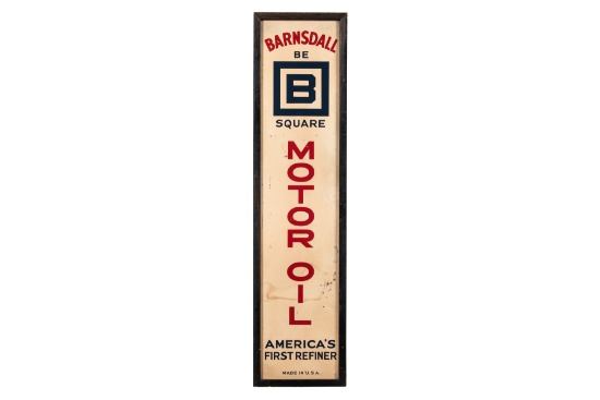 Barnsdall Motor Oil Tin Sign