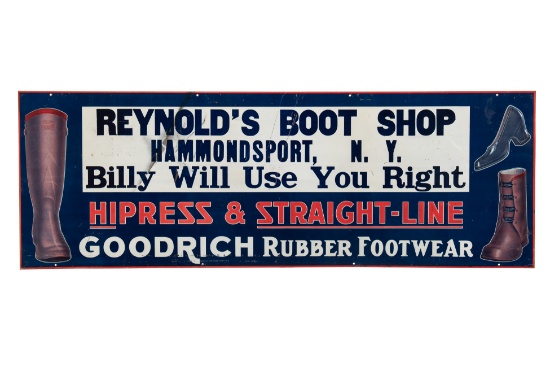 Goodrich Rubber Footwear Tin Sign