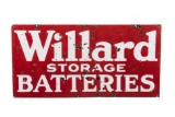 Willard Storage Batteries Porcelain Sign
