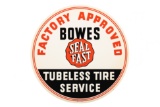 Bowes Seal Fast Tubeless Tire Service Tin Sign