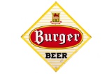 Burger Beer Tin Sign