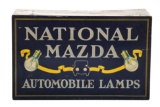 Early National Mazda Auto Lamps Tin Display