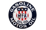 M.F.A. Gasoline & Motor Oil Porcelain Sign