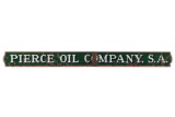 Rare Pierce Oil Company Porcelain Sign