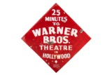 Warner Bros. Hollywood Porcelain Sign