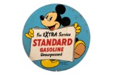 Standard Gasoline Mickey Mouse Tin Sign