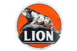 Lion Oil Porcelain Sign