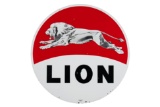 Lion Oil Porcelain Sign