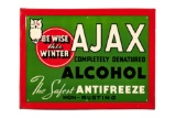 Ajax Anti-freeze Be Wise Tin Sign