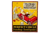 Rare Perfect Circle Piston Rings Tin Sign