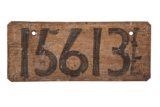 1906-1909 Pre-state License Plates