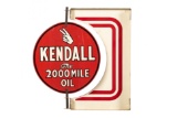 Kendall Motor Oil Spinning Flange Sign