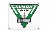Felmont Oil Corporation Porcelain Sign