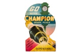 Champion Spark Plugs Cardboard Display