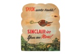 Rare Sinclair Duck Winter Cardboard Display