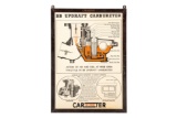 Carter Carbureter Framed Sign