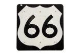Route 66 Reflective Road Sign