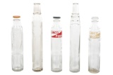 Lot Of Various Tall Quart Glass Motor Oil Bottles