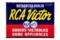 RCA Victor Authorized Dealer Sign