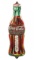 Coca Cola Die Cut Christmas Bottle Thermometer