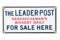 The Leader-Post For Sale Here Sign