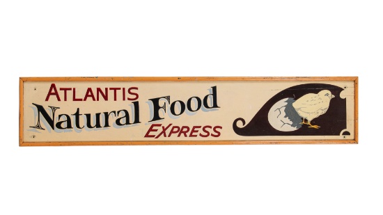 Atlantis Natural Food Express Sign