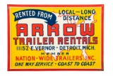 Arrow Trailer Rentals Sign