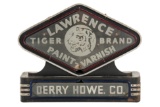 Lawrence Tiger Brand Paint Sign