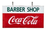 Coca Cola Shoe Shine Hanging Sign