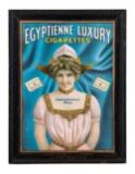 Early Egyptienne Luxury Cigarettes Sign