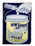H.W. John's Liquid Paint Flange Sign