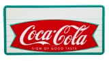 Coca Cola Sign Of Good Taste Fishtail Sign