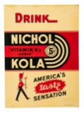 Drink Nichol Kola America's Taste Sensation Sign