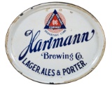 Hartmann Brewing Co. Porcelain Tray