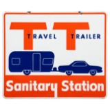 Travel Trailer Sanitary Station Hanging Sign