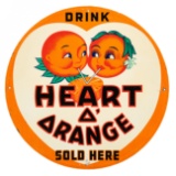 Drink Heart O' Orange Sold Here Sign